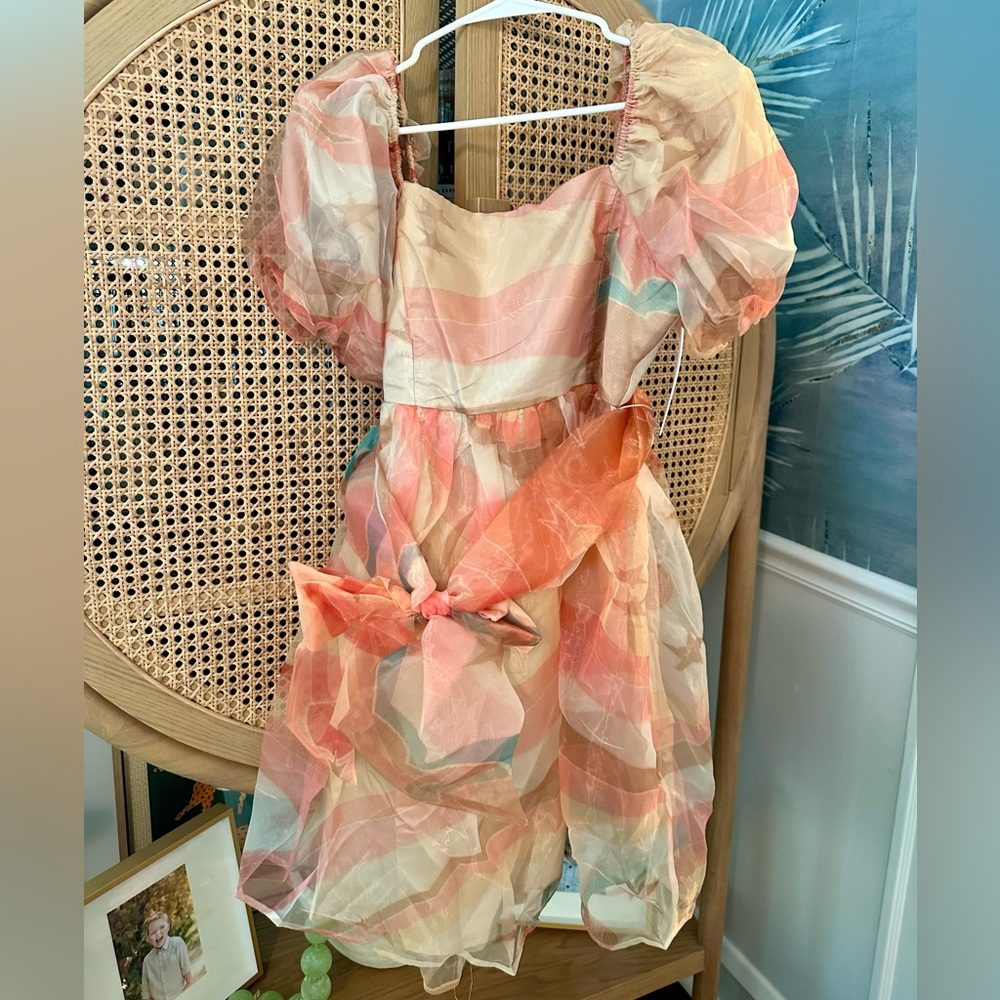 NWT Puffy sleeve mini dress